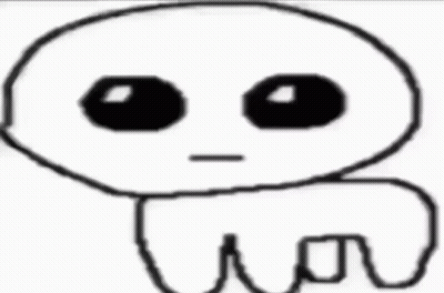 Black And White Face Drawing With Lines GIF
