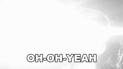 Black And White Face Oh Oh Yeah GIF