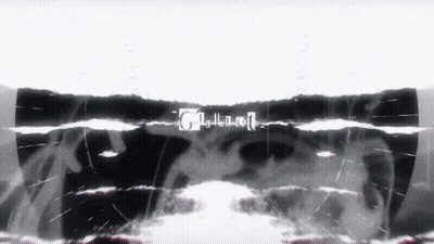 Black And White Face Saying Global GIF