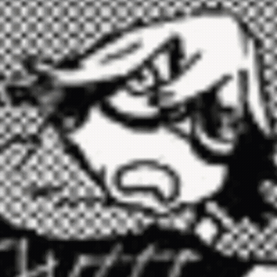 Black And White Face With Beard GIF