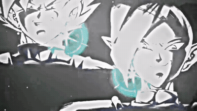 Black And White Face With Letter M GIF