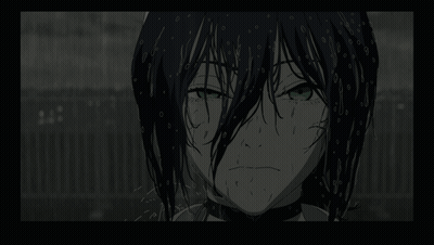 Black And White Face With Tears GIF