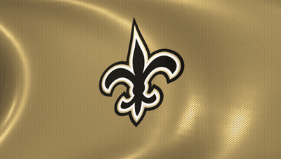 Black And White Fleur De Lis On Gold Background GIF