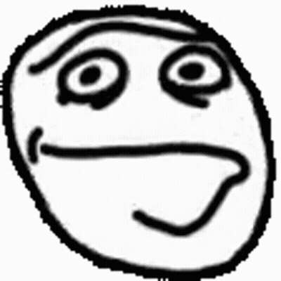 Black And White Funny Face Slight Smile GIF