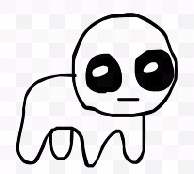 Black And White Ghost With Number 88 GIF
