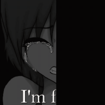 Black and White Girl Crying Saying I'm Frank