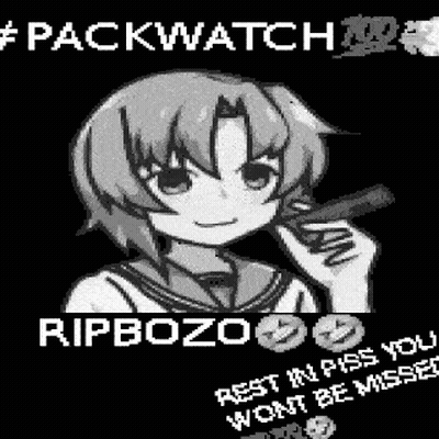 Black And White Girl Holding Gun Saying Rip Bozo GIF