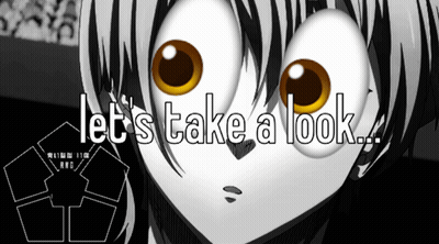 Black And White Girl Saying Let's Take A Look GIF