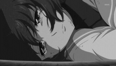 Black And White Girl With MBS GIF