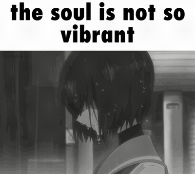 Black And White Girl With The Soul Is Not So Vibrant GIF
