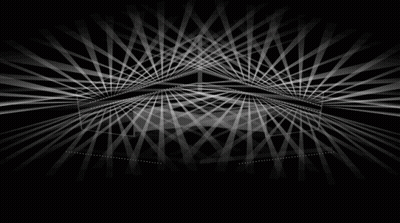 Black And White Graphic Lines And Dots GIF