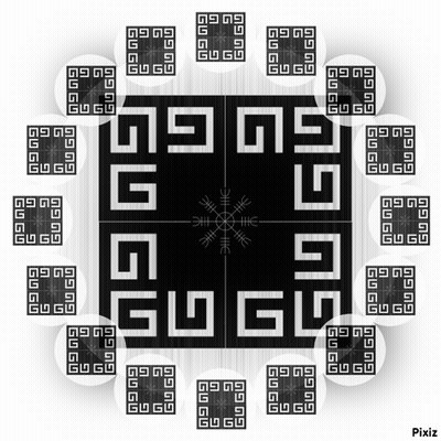 Black And White Graphic Pixiz GIF