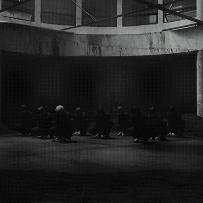 Black And White Group Photo GIF