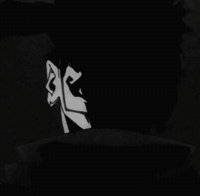 Black And White Hand Holding Silhouette Of A Man GIF