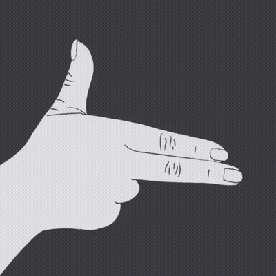 Black And White Hands Holding Paper GIF