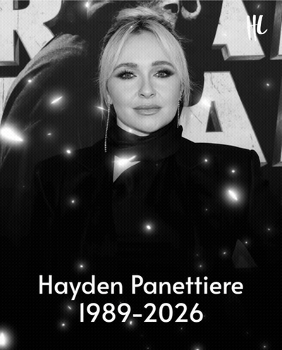 Black And White Hayden Panettiere In Black Suit GIF