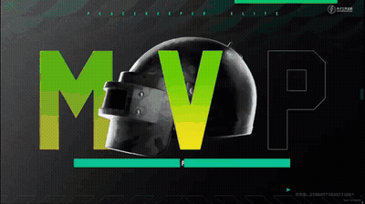 Black And White Helmet With MVP GIF