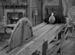 Black And White Horror GIF