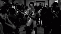 Black And White House Party Dancing GIF