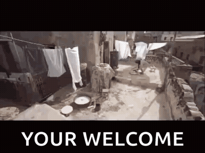 Black and White House Saying Your Welcome