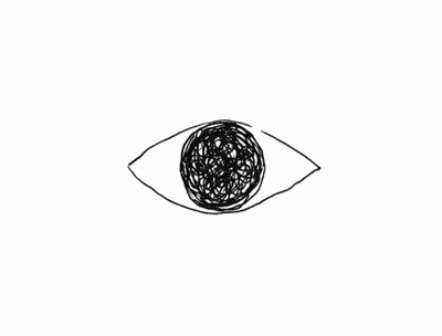Black And White Human Eye GIF
