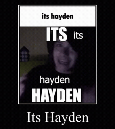 Black And White I Love You Hayden GIF