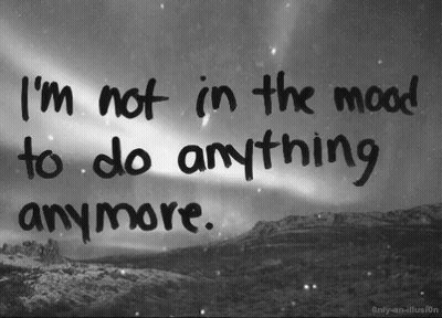Black And White I'm Not In The Mood GIF