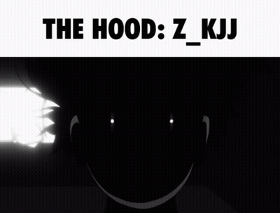 Black And White Image Saying The Hood Z Kjj GIF