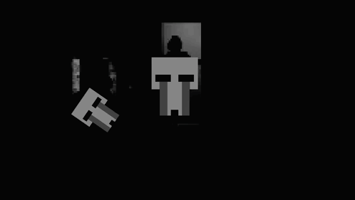 Black And White Image With Purple Outline GIF