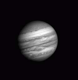 Black And White Jupiter GIF