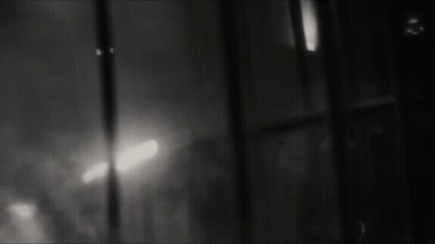 Black And White Light Beam Through Window GIF