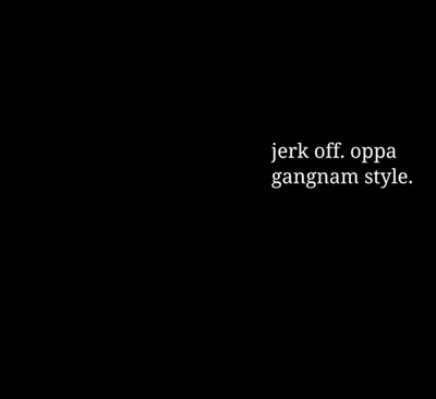Black And White Lion Jerk Off Oppa Gangnam Style GIF