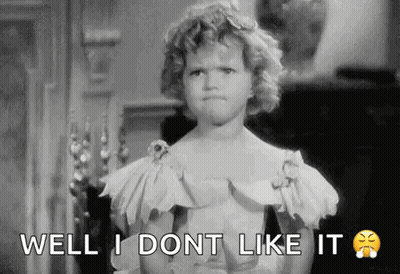 Black And White Little Girl Making Funny Face GIF