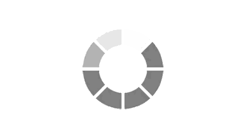 Black And White Loading Circle Sticker