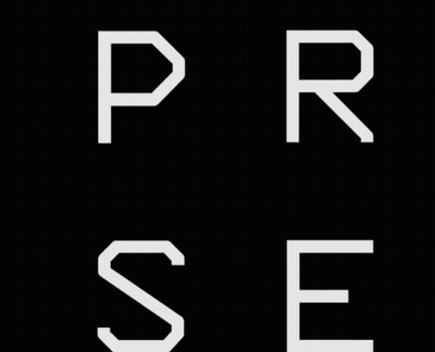 Black And White Logo PR And SE GIF