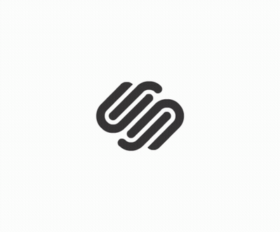 Black and White Logo With Letter S