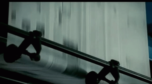 Black And White Machine With A GIF
