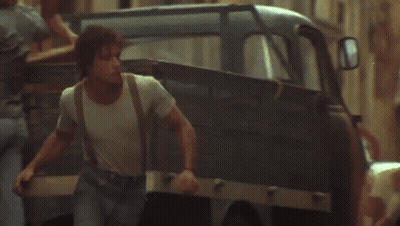 Black And White Man And Woman Kissing You Better Get Back To Your Bed GIF