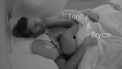 Black And White Man And Woman Laying In Bed Trinity & Bryce GIF