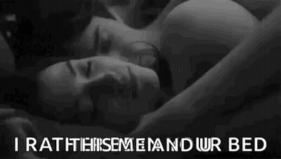 Black And White Man And Woman Sleeping Together GIF