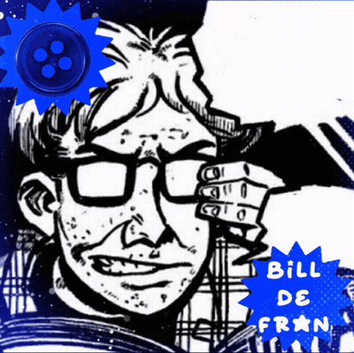 Black And White Man Bill De Fran GIF