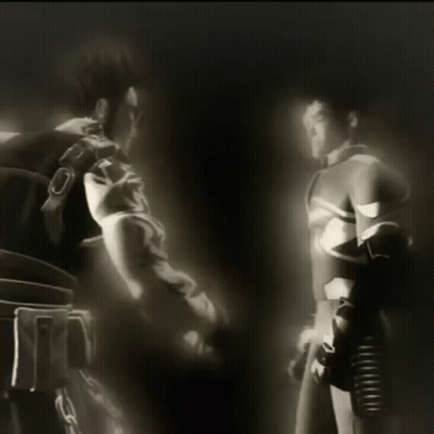 Black And White Man Boxing In Ring GIF