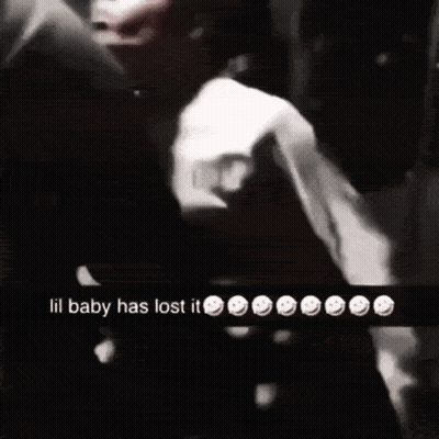 Black And White Man Dancing Lil Baby Has Lost It GIF