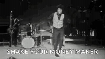 Black And White Man Dancing On Stage GIF