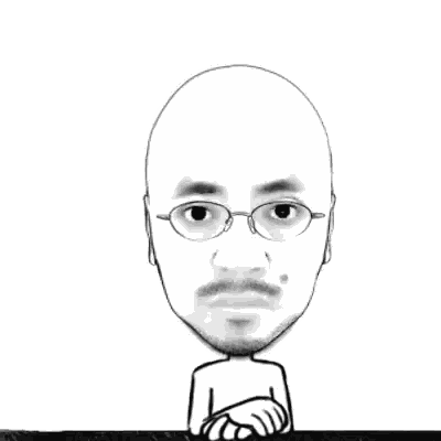 Black And White Man Giving Thumbs Up Good Sticker