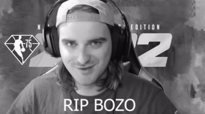 Black And White Man Headphones Rip Bozo GIF