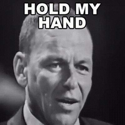 Black And White Man Hold My Hand GIF
