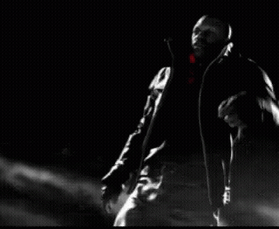 Black And White Man Holding Gun GIF