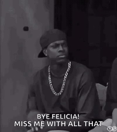 Black And White Man In Baseball Cap And Chain GIF