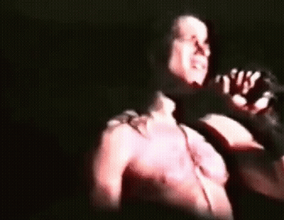Black And White Man In Baseball Cap Making Funny Face GIF